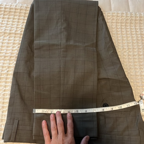 NWT all saints men’s brown checkered pants 33 - Picture 11 of 11